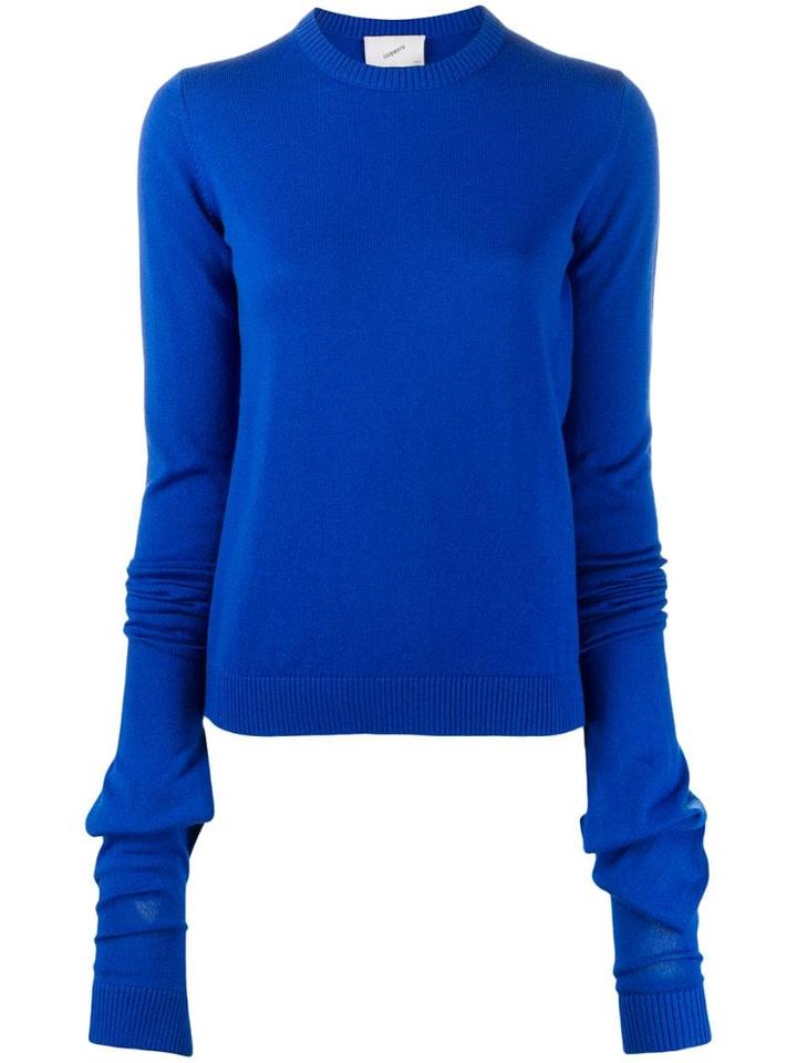 Coperni Elongated-sleeve Pullover - Blue