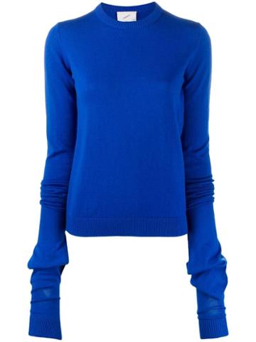 Coperni Elongated-sleeve Pullover - Blue