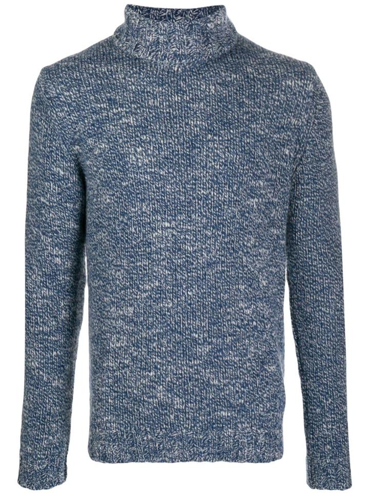Circolo 1901 Antra Turtle Neck Jumper - Blue