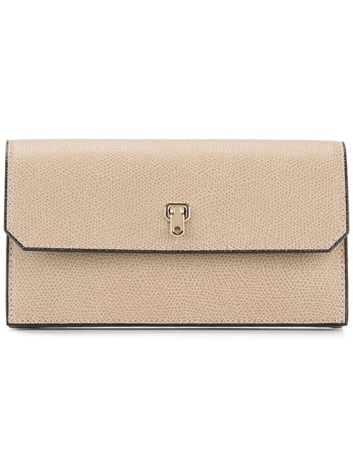 Valextra Continental Wallet - Nude & Neutrals