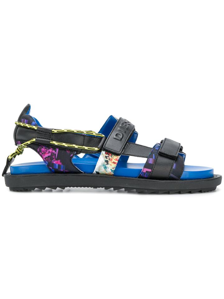 Diesel Sa-berlin Sandals - Black