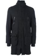 Salvatore Santoro Patched High Collar Coat