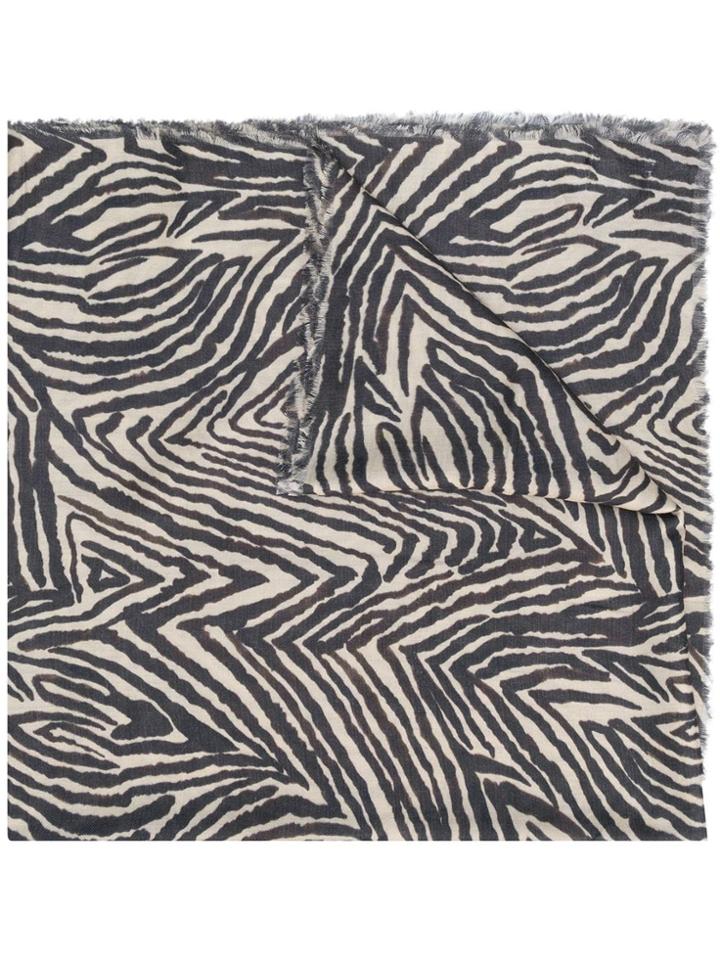 Lily And Lionel Zebra Scarf - Nude & Neutrals