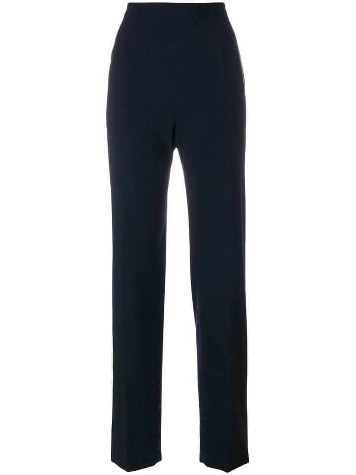 Moschino Pre-owned High Rise Tailored Trousers - Blue