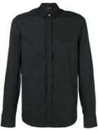 Emporio Armani Long-sleeve Fitted Shirt - Black