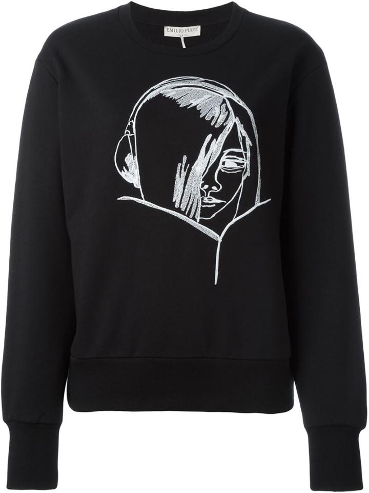 Emilio Pucci Embroidered Sweatshirt