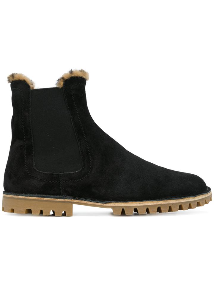 Car Shoe Lined Chelsea Boots - Black