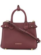 Burberry House Check Shoulder Bag, Women's, Red