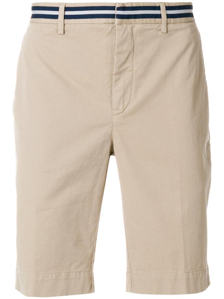 Hackett Striped Waistband Shorts - Nude & Neutrals