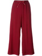 Red Valentino Drawstring Palazzo Pants, Women's, Size: 42, Silk