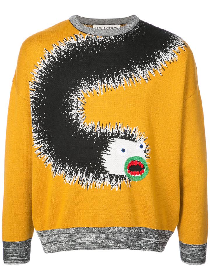 Henrik Vibskov Monster Knit Sweater - Yellow & Orange