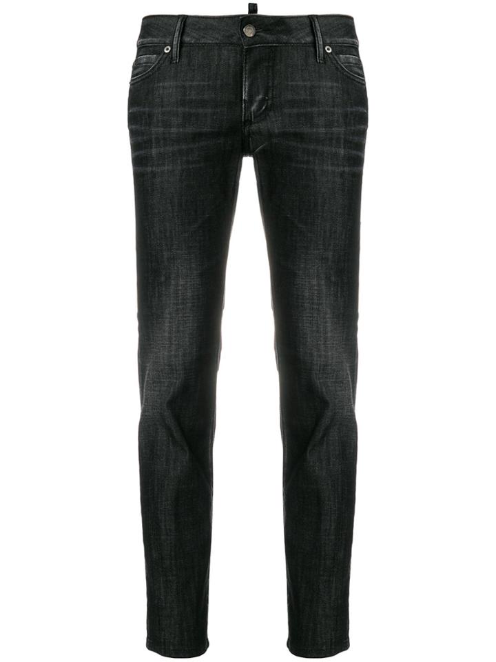 Dsquared2 Jennifer Cropped Jeans - Black