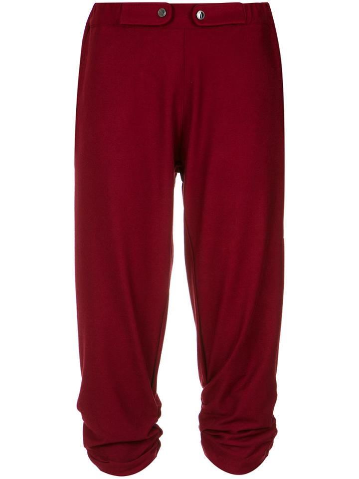 Lilly Sarti Cropped Pants - Red