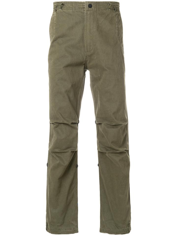 Maharishi Dragon Embroidered Trousers - Green