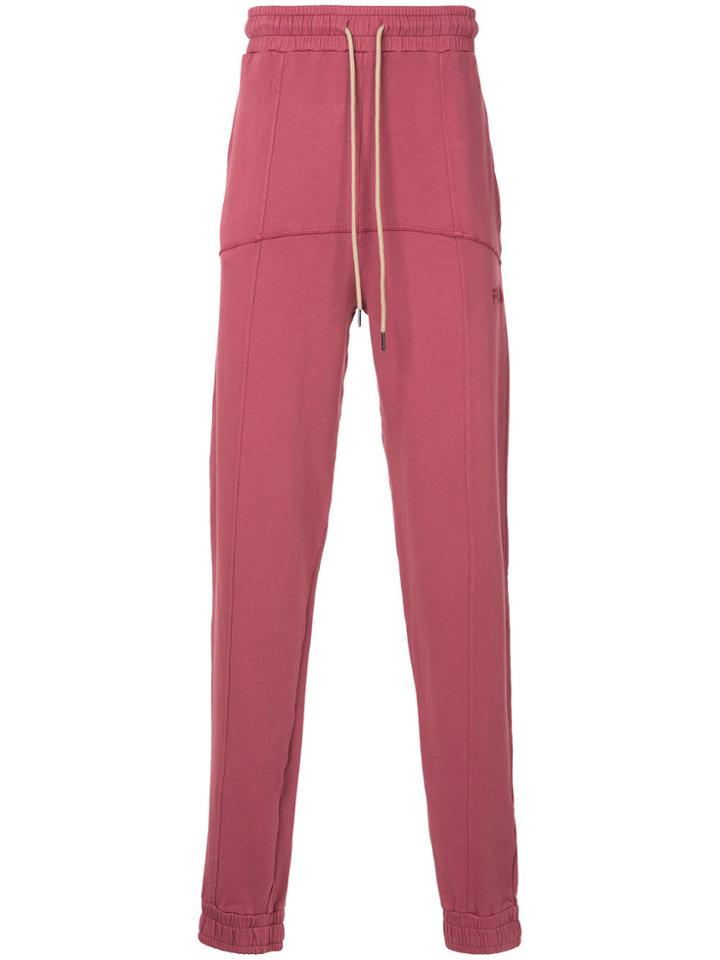 Liam Hodges Piped Track Pants - Red