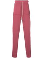 Liam Hodges Piped Track Pants - Red