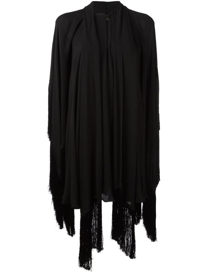 Plein Sud Draped Tunic Dress - Black
