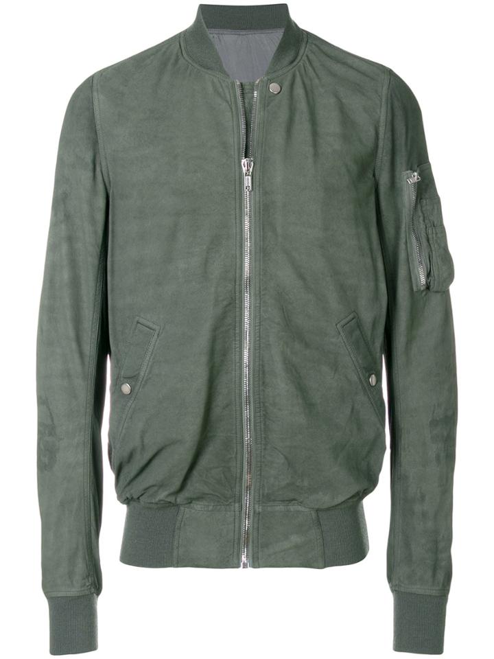 Rick Owens Flight Bomber Jacket - Green