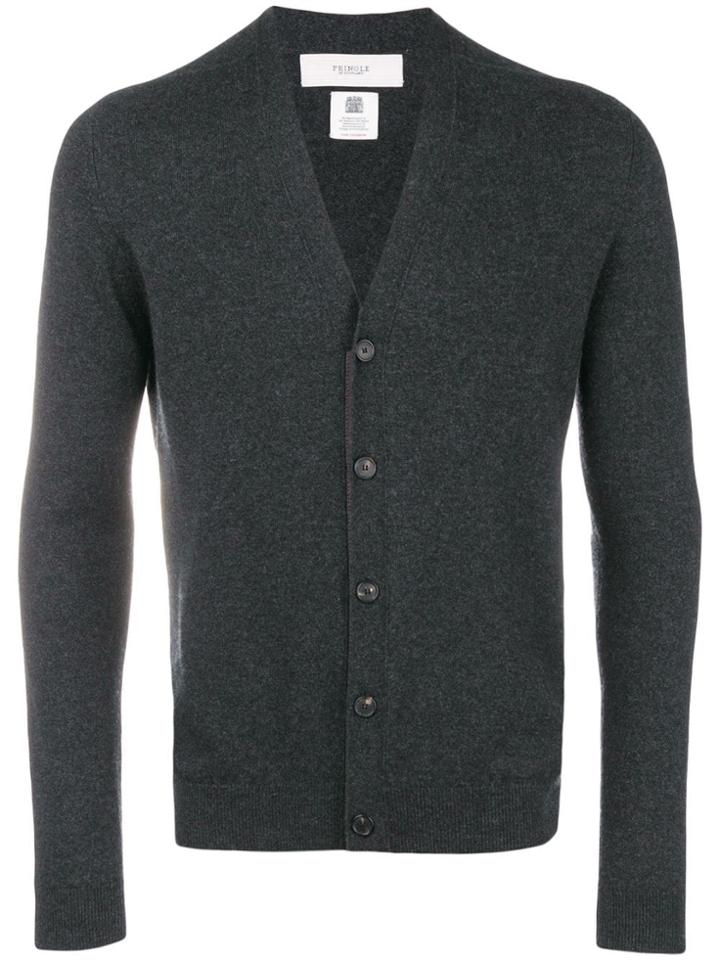 Pringle Of Scotland Classic V-neck Cardigan - Grey
