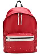 Saint Laurent City Backpack - Red