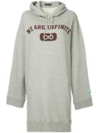 Undercover Long Hooded Sweatshirt - Grey