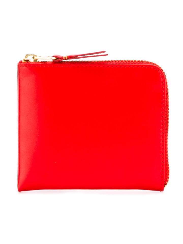Comme Des Garçons Wallet 'colour Plain' Purse - Yellow & Orange