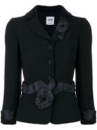 Moschino Pre-owned Belted Jacket - Black