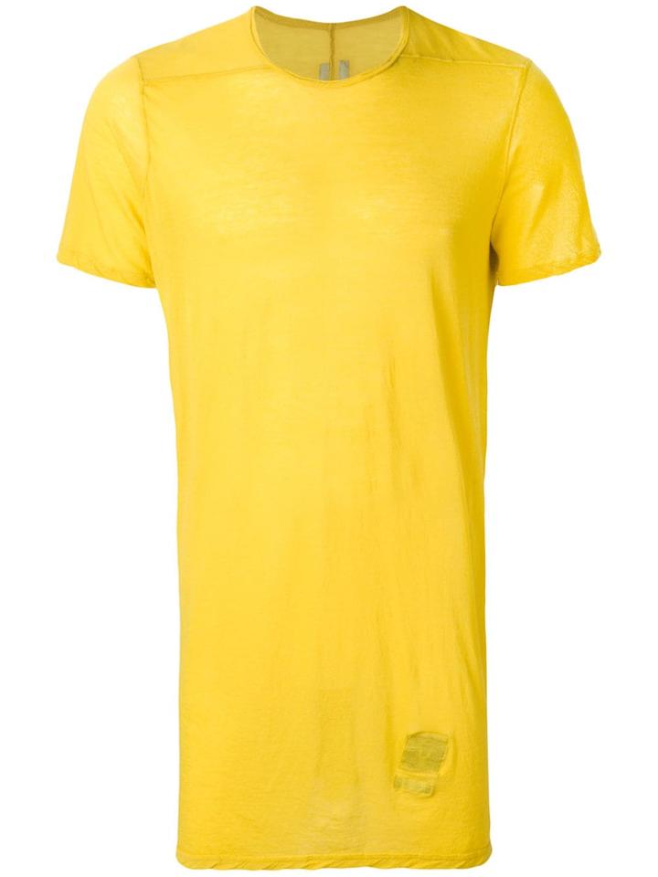 Rick Owens Drkshdw Oversized T-shirt - Yellow