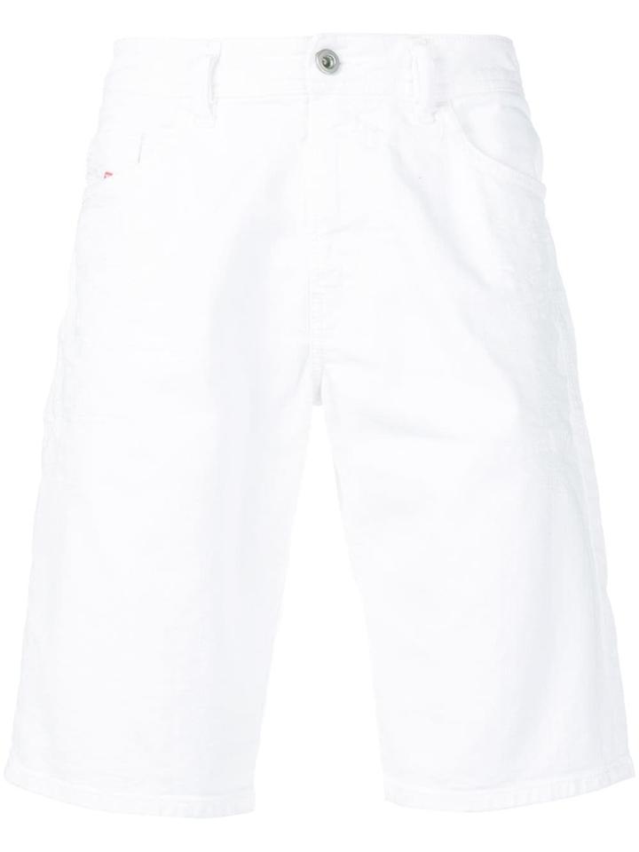 Diesel Slim-fit Shorts - White