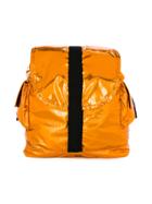 Andorine Large Metallic Backpack - Yellow & Orange