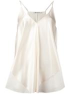 T By Alexander Wang V-neck Camisole, Women's, Size: 6, White, Silk