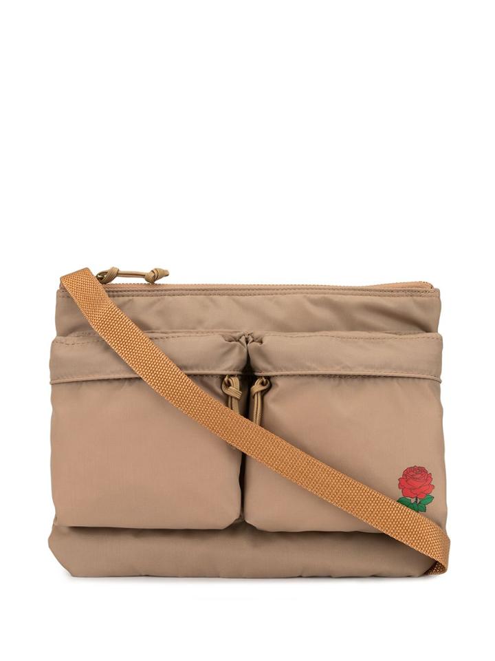 Undercover Printed Logo Shoulder Bag - Brown