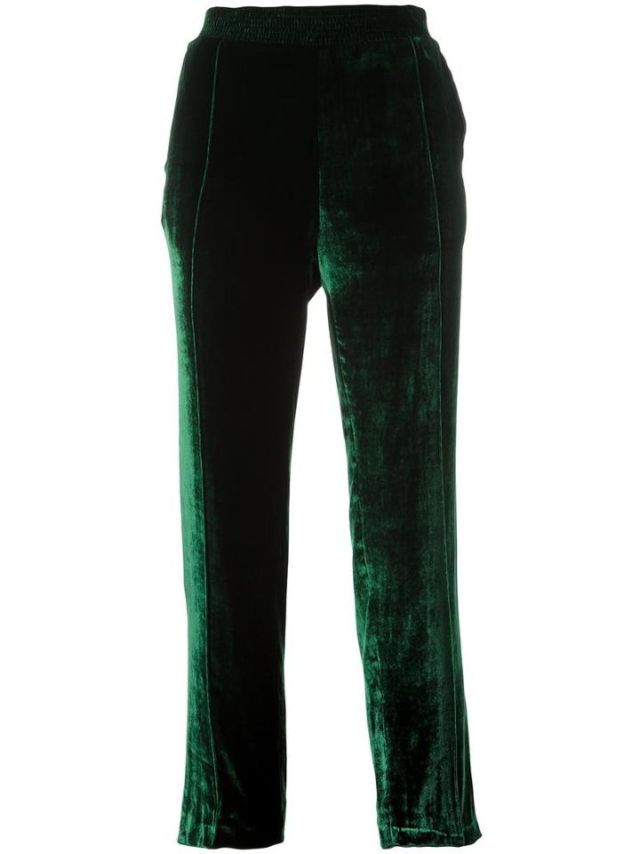 Haider Ackermann 'hiram' Trousers, Women's, Size: 40, Green, Silk/cotton/rayon/viscose