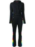 Perfect Moment Rainbow Trim Jumpsuit - Black
