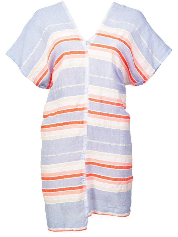 Lemlem Fiesta Striped Mini Dress - Pink