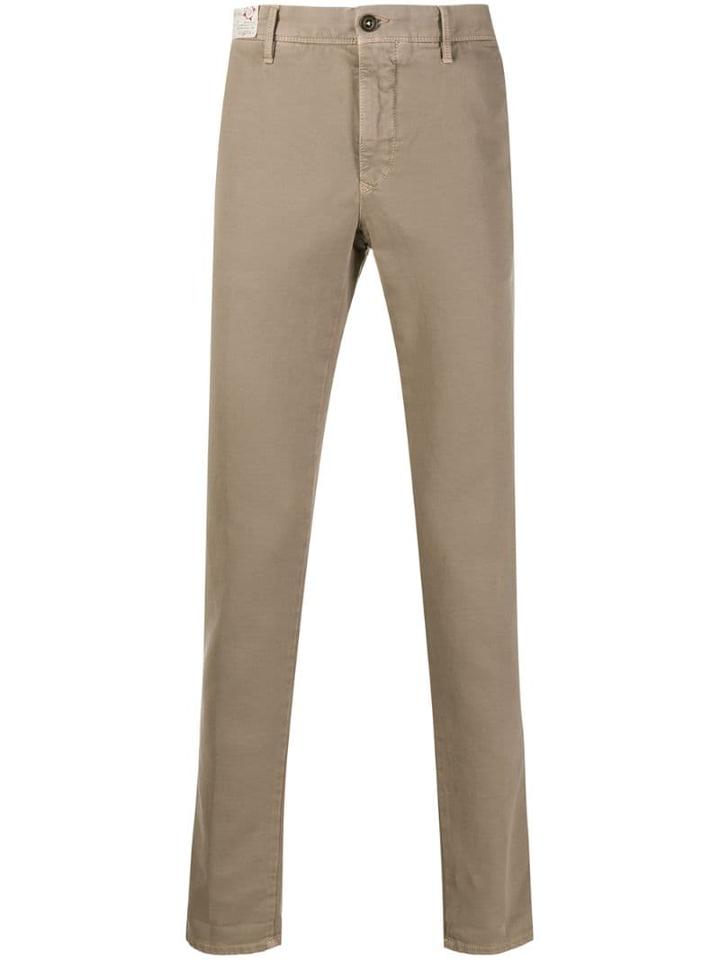 Incotex Regular Straight-leg Trousers - Neutrals