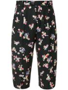 Maison Margiela Floral Print Bermuda Shorts - Black