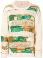Acne Studios Irregular Striped Sweater - Neutrals