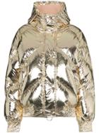 Ienki Ienki Dunlop Foil Puffer Jacket - Gold