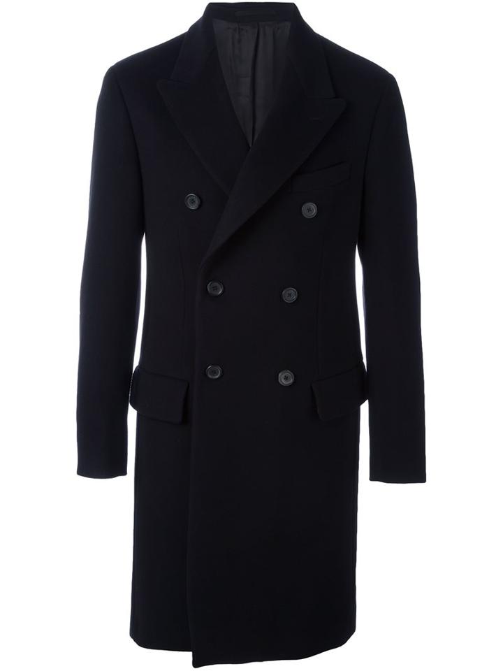 Joseph 'falmouth' Coat, Men's, Size: 54, Black, Viscose/wool