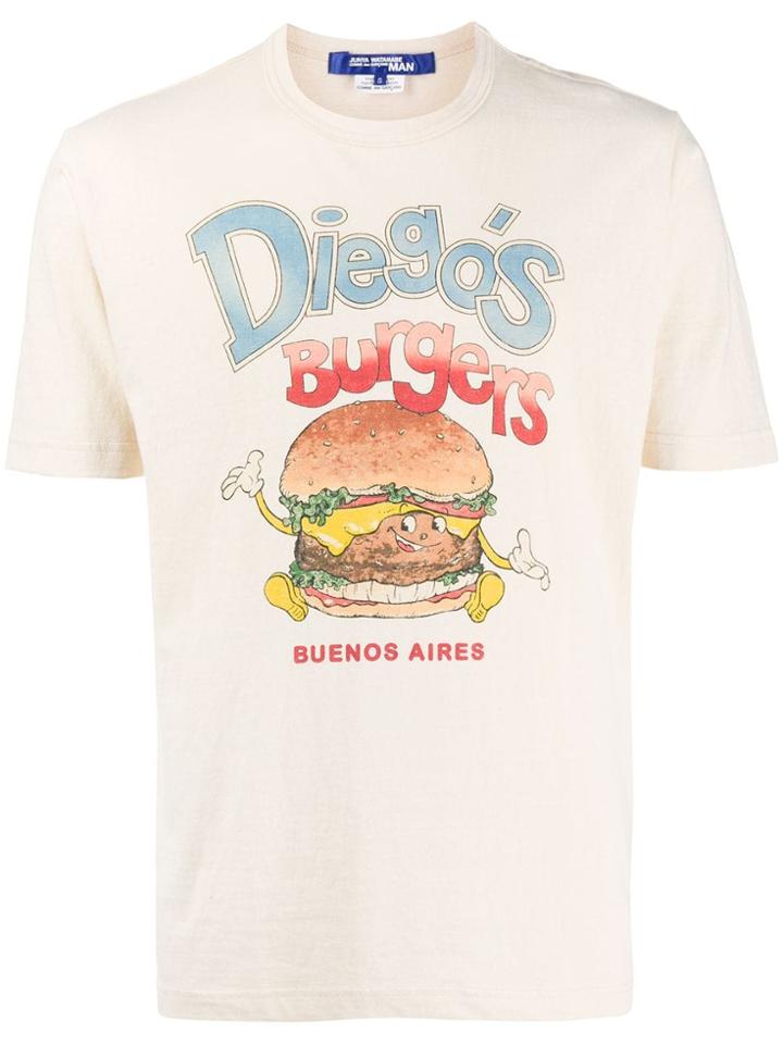 Junya Watanabe Diego's Burgers T-shirt - Neutrals