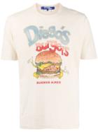 Junya Watanabe Diego's Burgers T-shirt - Neutrals
