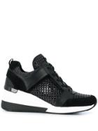 Michael Kors Georgie Woven Detail Sneakers - Black