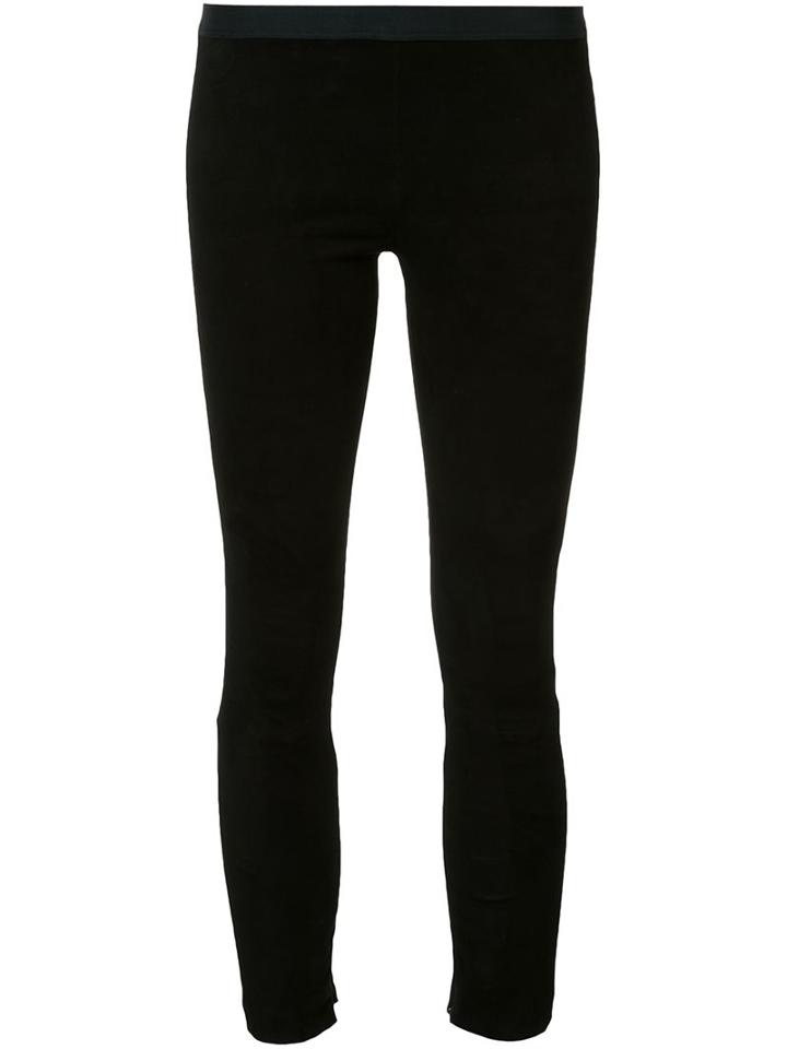 Theperfext 'brittany' Leggings, Women's, Size: Small, Black, Suede