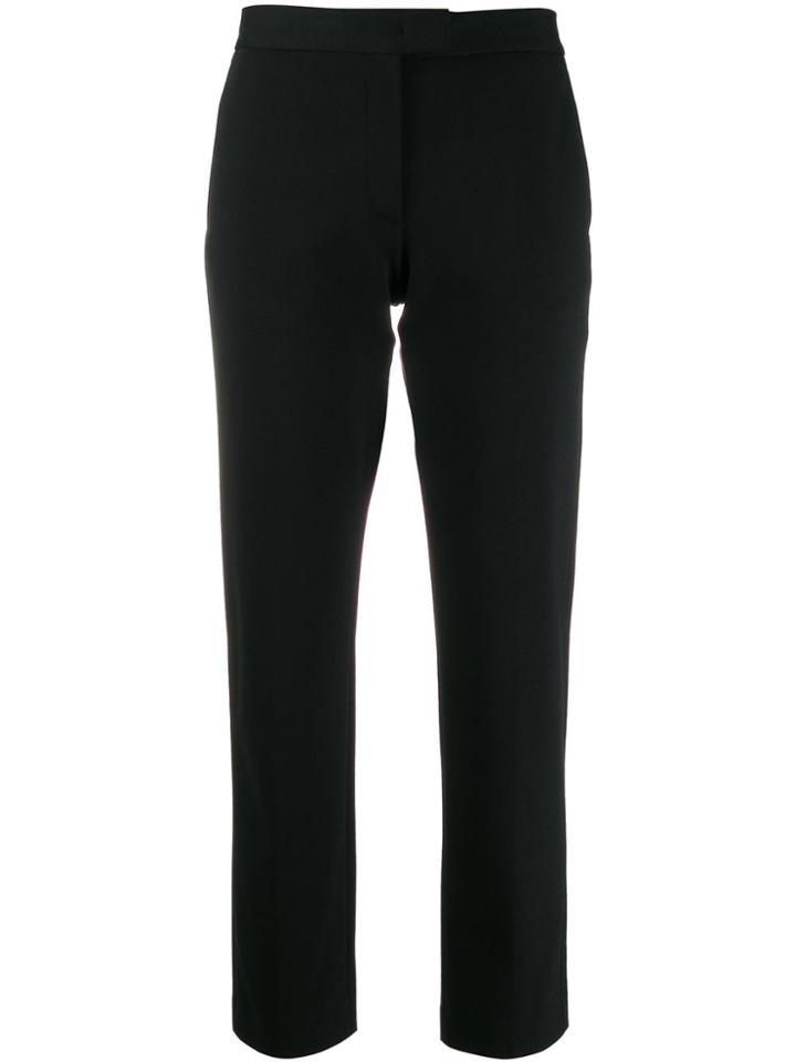 Ps Paul Smith High-waisted Slim-fit Trousers - Black