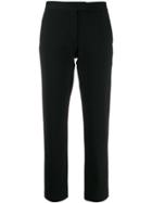 Ps Paul Smith High-waisted Slim-fit Trousers - Black