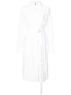 Tibi Watts Oxford Shirt Dress - White