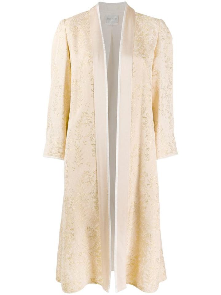 Forte Forte Embellished Kimono Coat - Neutrals