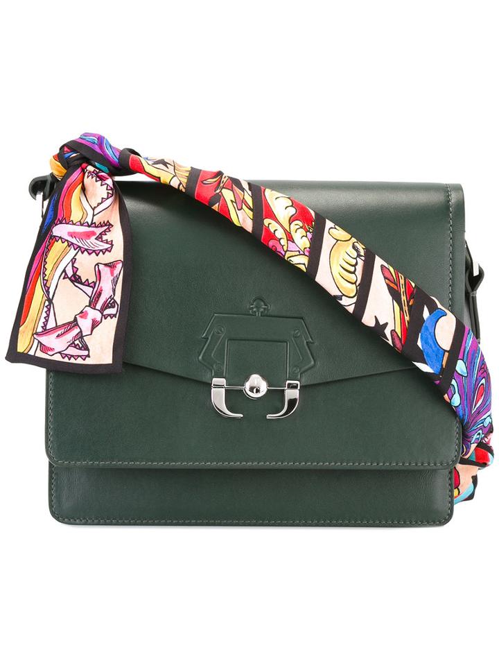 Paula Cademartori - Twiggy Shoulder Bag - Women - Calf Leather - One Size, Women's, Green, Calf Leather
