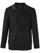 À La Garçonne Panelled Blazer - Blue